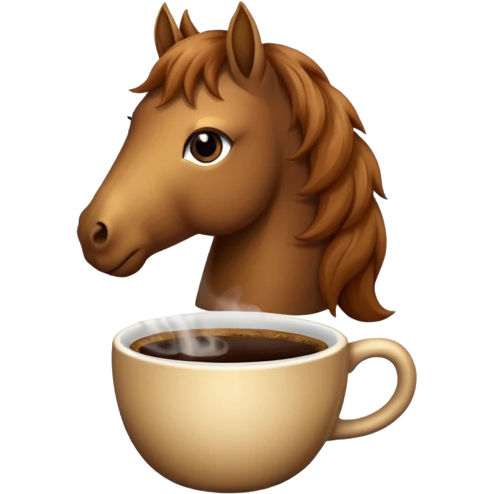 I need a coffee horse emoji