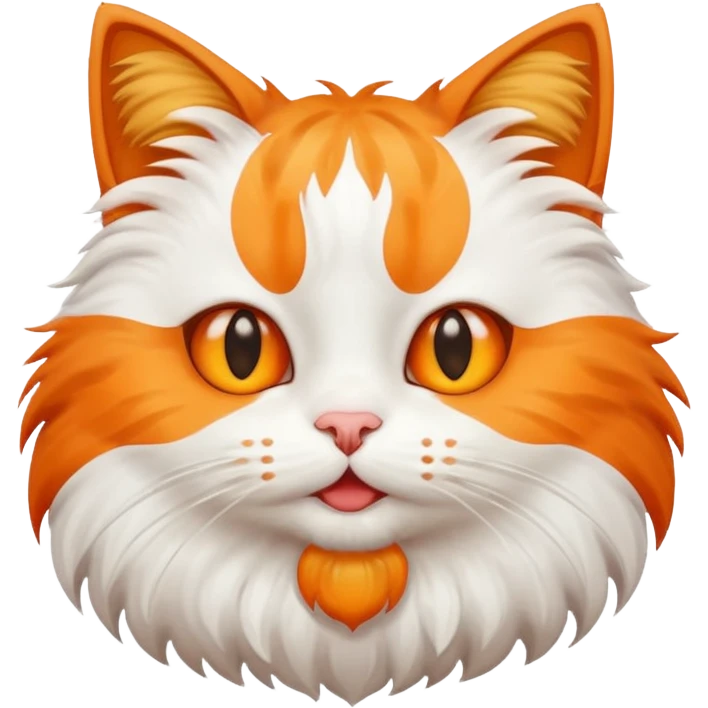 Cat pulling funny face emoji