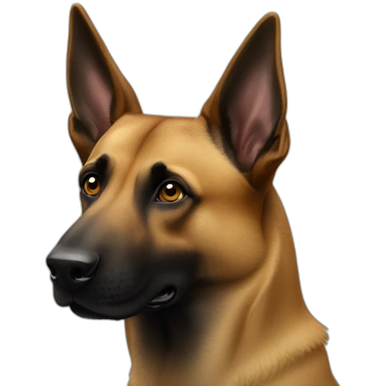 Belgian Malinois dog emoji