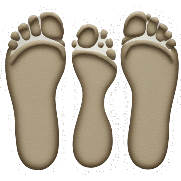 pair of shoeprints  emoji