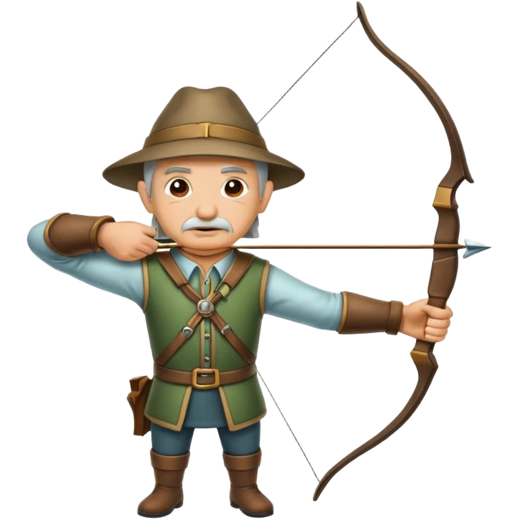 old aged archer emoji