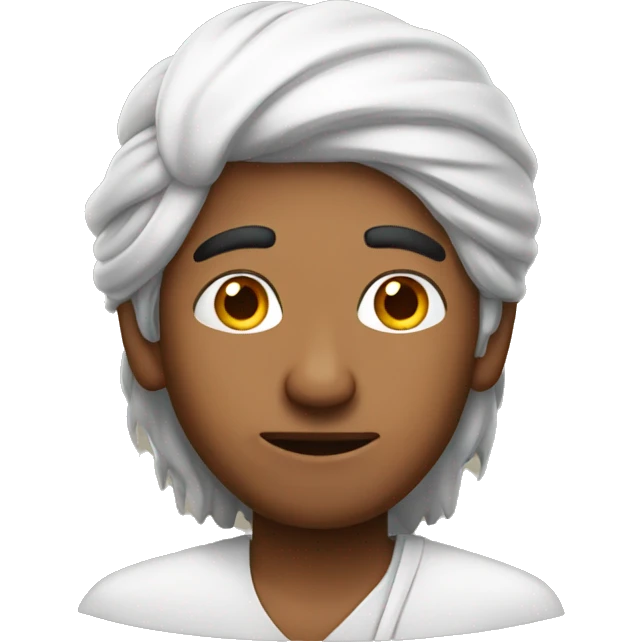 A indian man saying who knows emoji