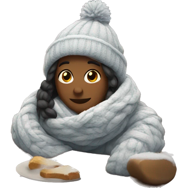 Cozy winter emoji