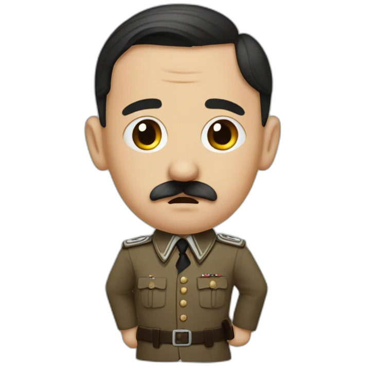 Hitler lève sa main emoji