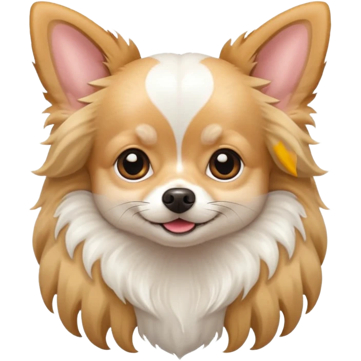 Long chihuahua white emoji
