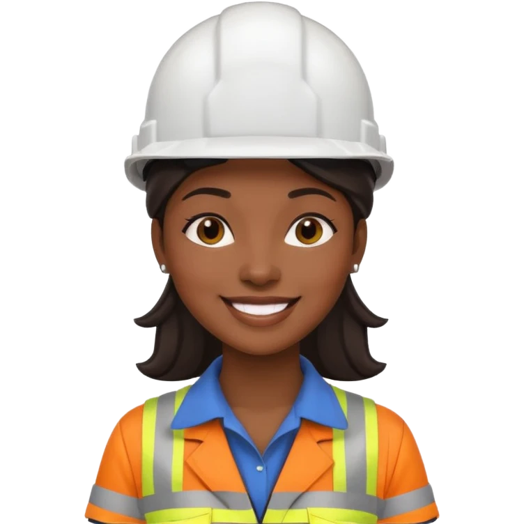 Ingeniera mujer negra emoji