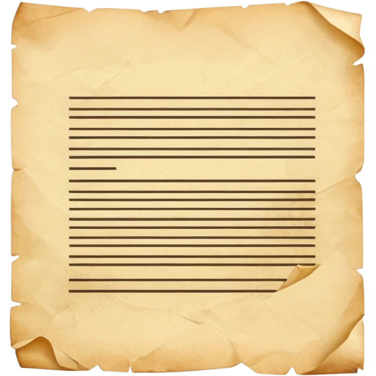 document paper with text lines emoji