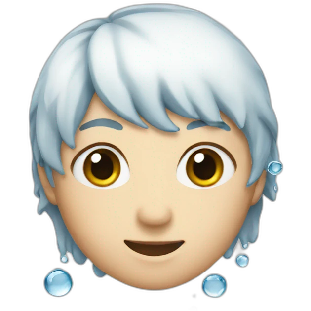 water heart emoji