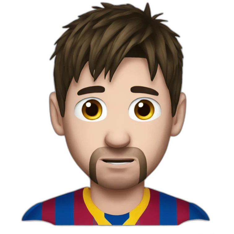 Messi crying emoji