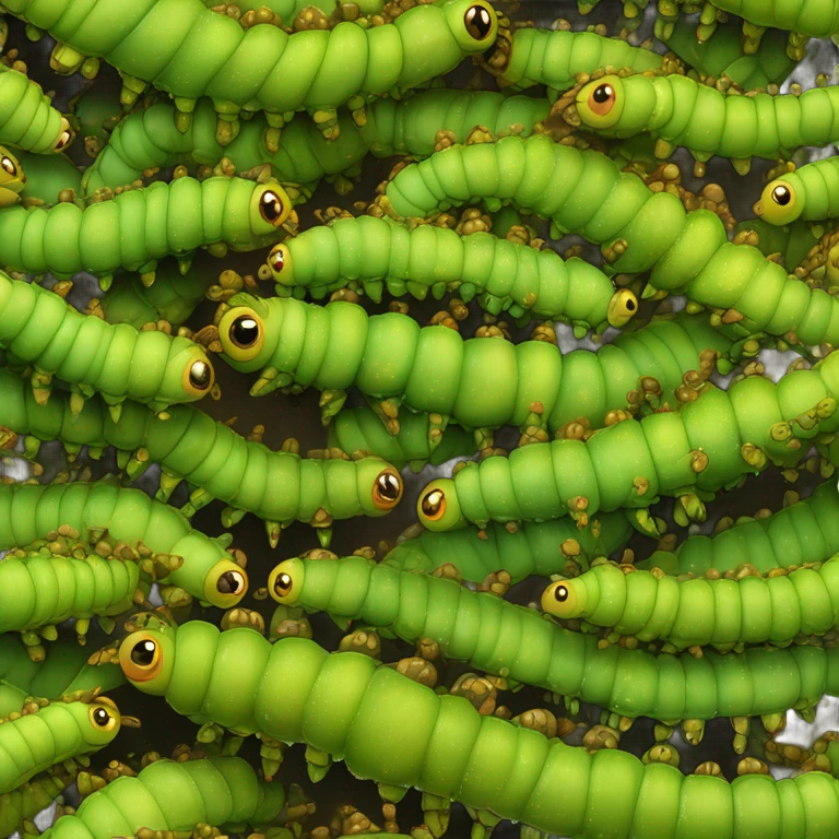 Caterpillar invasion  emoji