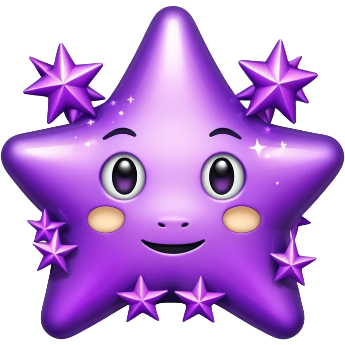 The word "banger" surrounded by purple stars emoji