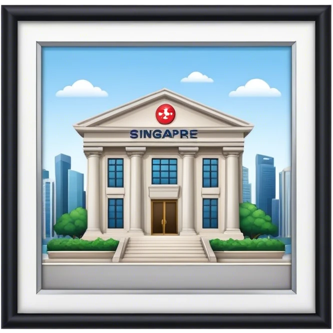 singapore bank emoji