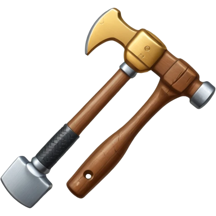 pin and  hammer emoji