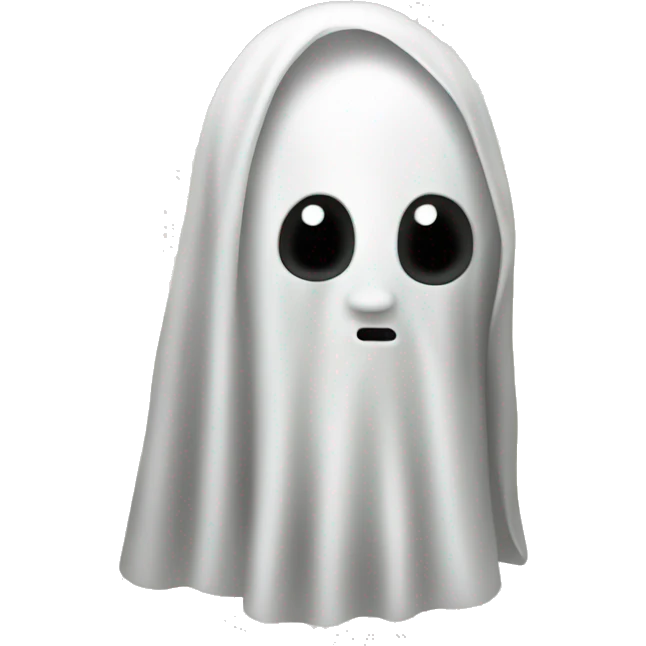a legend ghost in Indonesia called “pocong” emoji