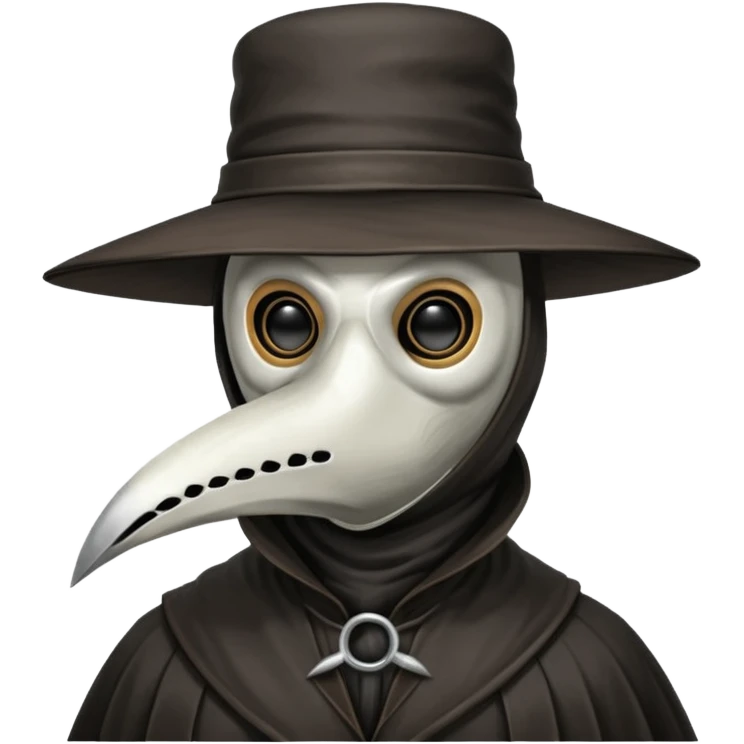 masked person venice plague doctor emoji