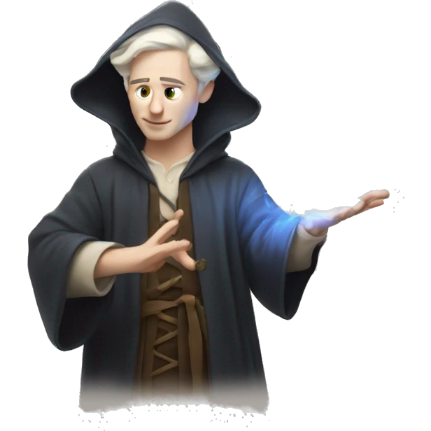 Pale guy Casting a spell emoji