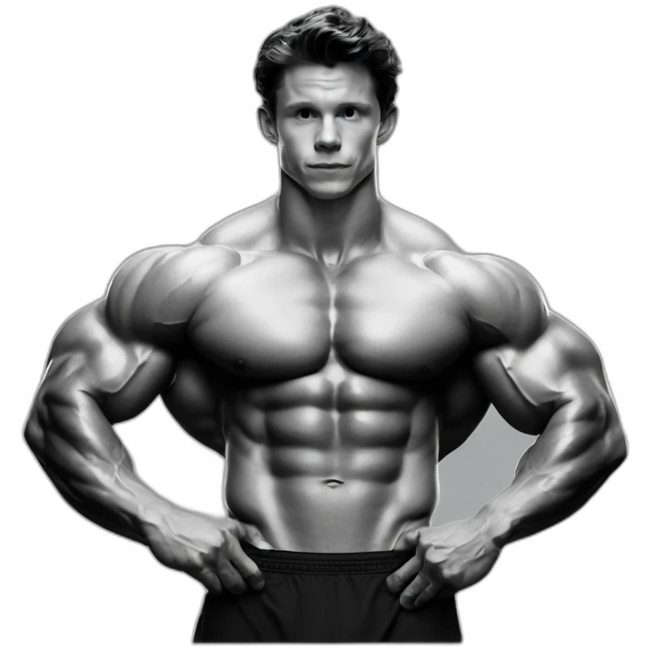 Tom Holland bodybuilder costar emoji