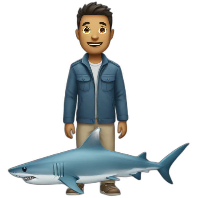 shark man emoji