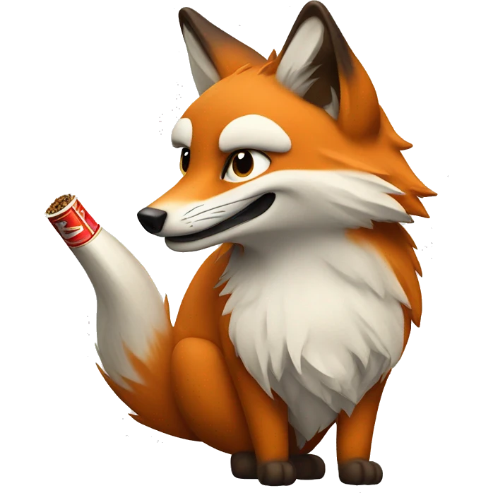 Fuchs mit zigarette emoji