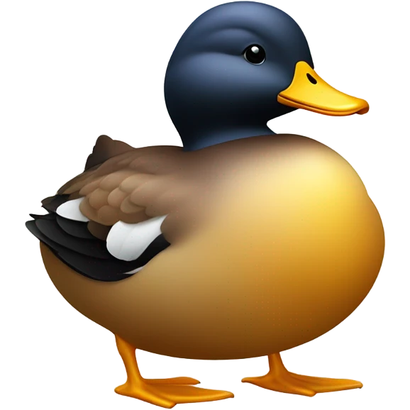 Fat duck emoji