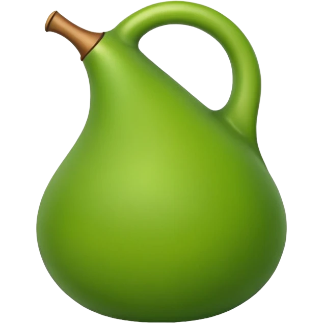 thin Calabash no face emoji