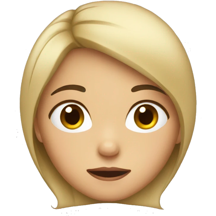 girl awake emoji