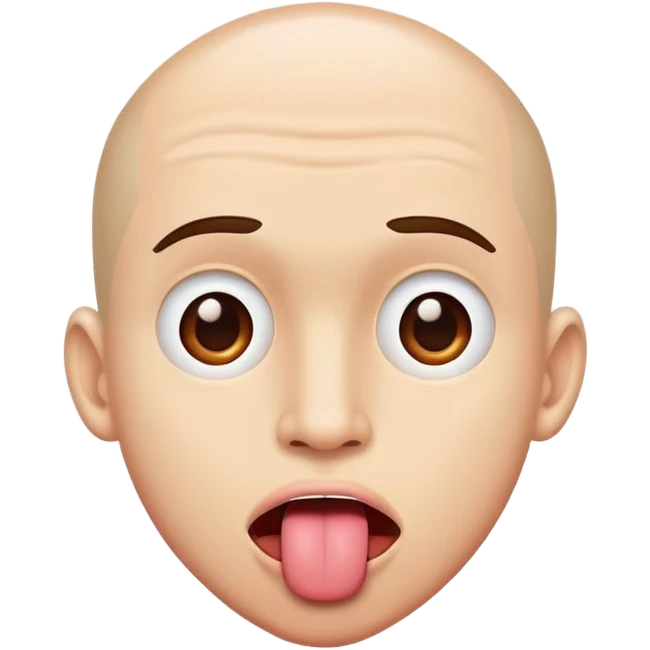 man with tongue out looking sideways emoji
