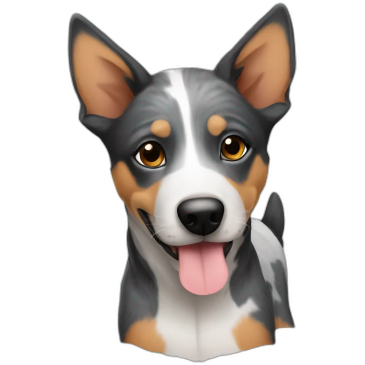 australian cattle dog puppy emoji