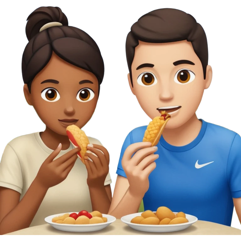 i want two person nicke eatche athore emoji