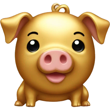 gold pig emoji