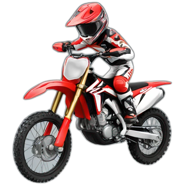 Motocross honda emoji