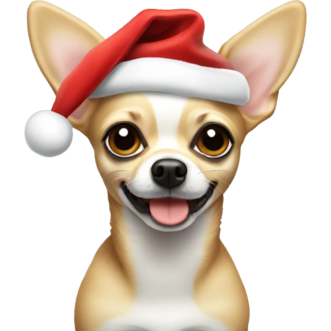 Christmas chihuahua emoji
