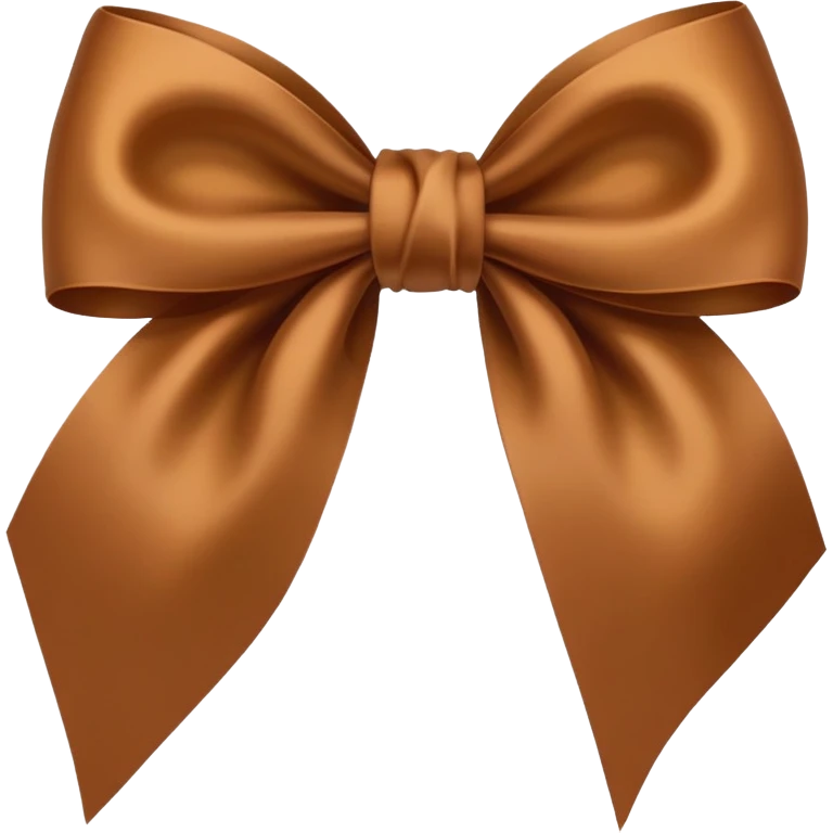 Brown bow emoji