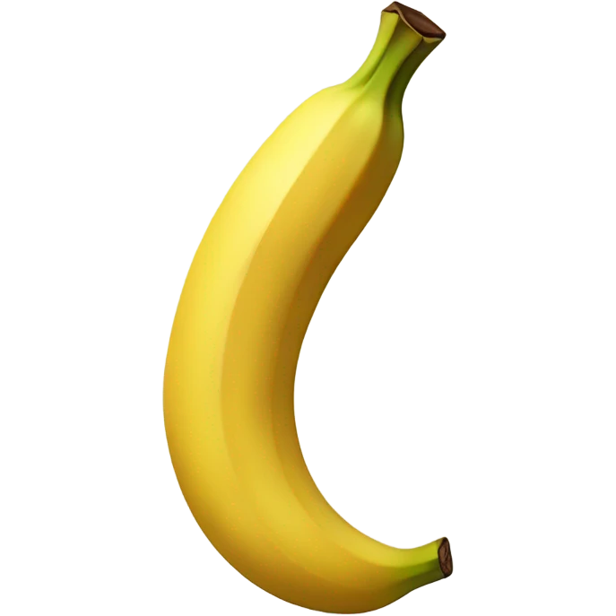 A banana with a face on it emoji