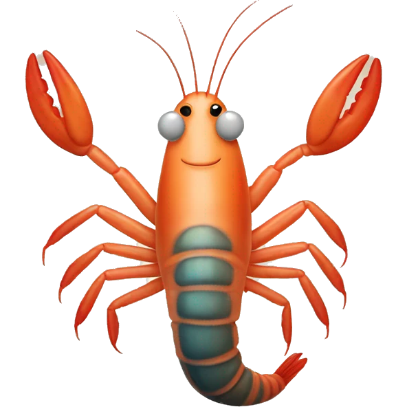 Shrimp with muscles  emoji