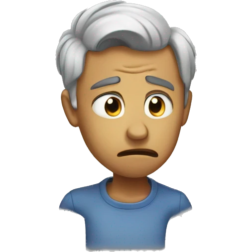 Distraught  emoji
