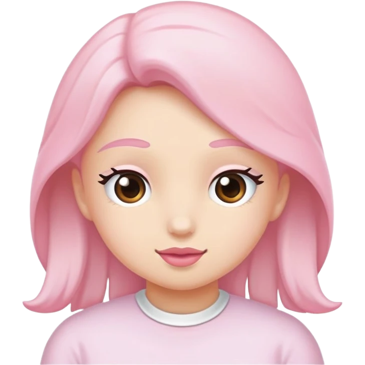 Pembe ve beyaz kalp karışımı emoji