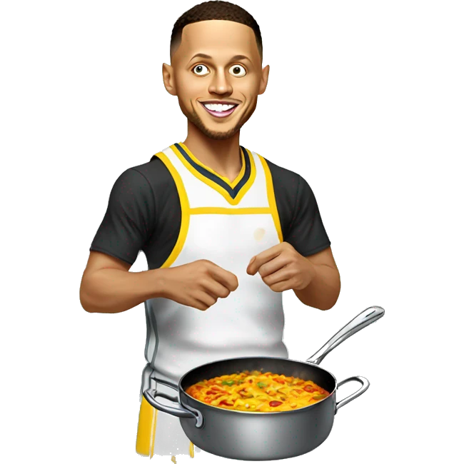 Stephen curry cooking emoji