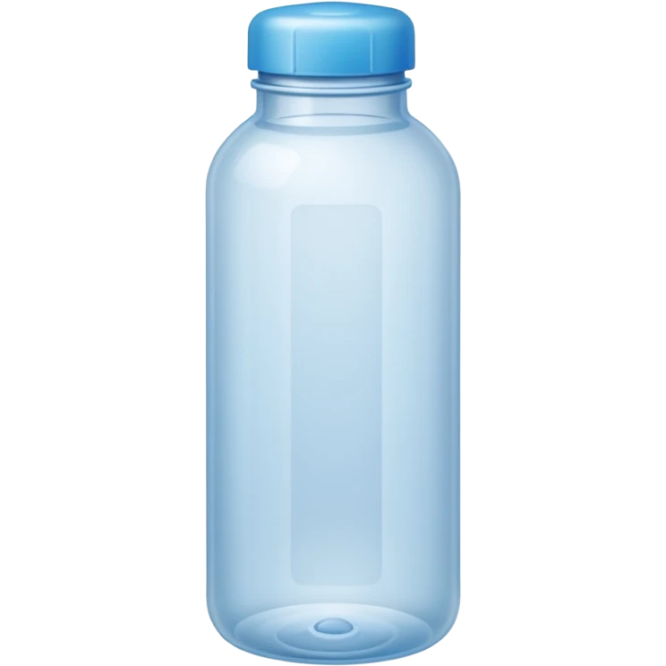 An simple empty water bottle emoji