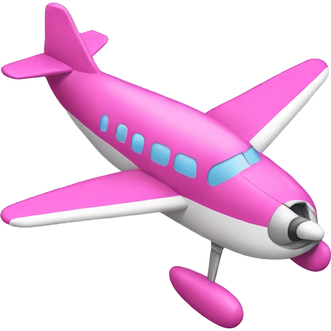 pink aeroplane  emoji
