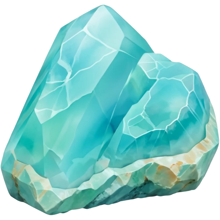 peruvian opal gemstone raw crystal mineral detailed emoji