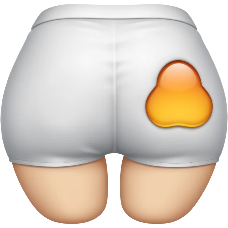 large white butt emoji