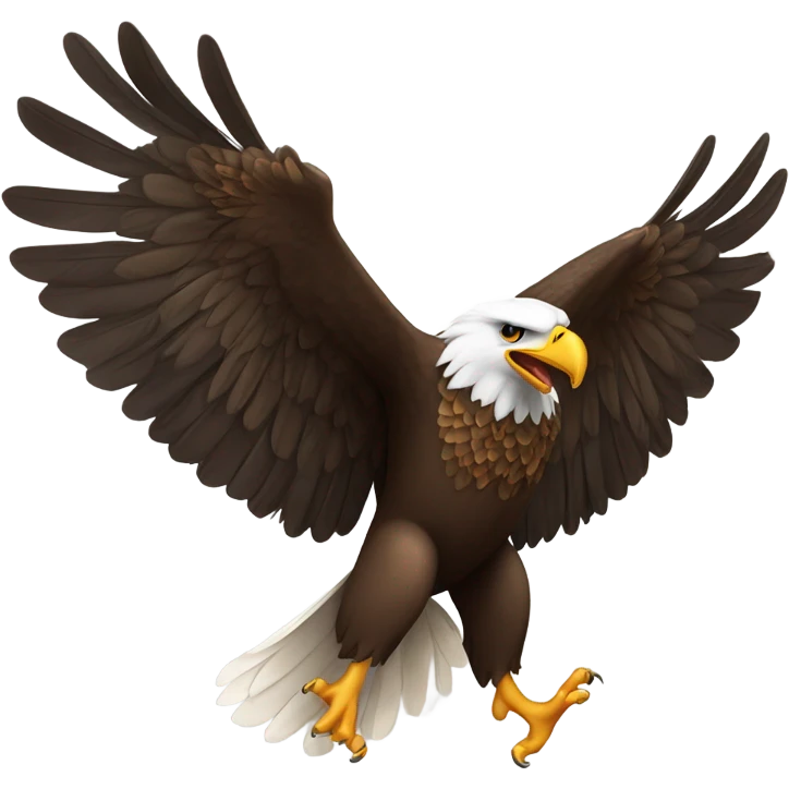 Eagle dancing emoji