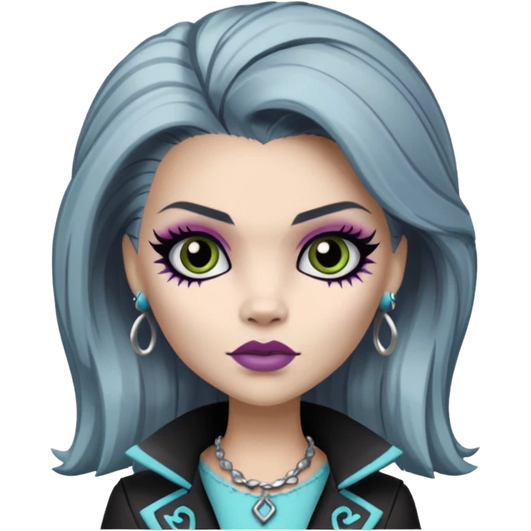 Frankie stein monster high doll boy with face scruffle emoji