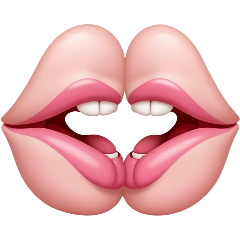 Two lips kissing  emoji