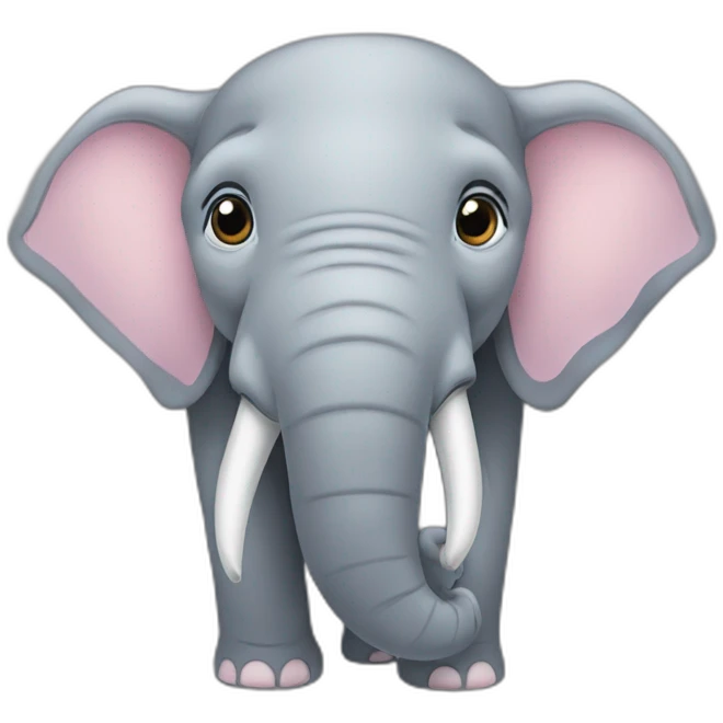 The elephant has three heads emoji
