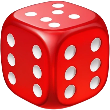 Red dice emoji