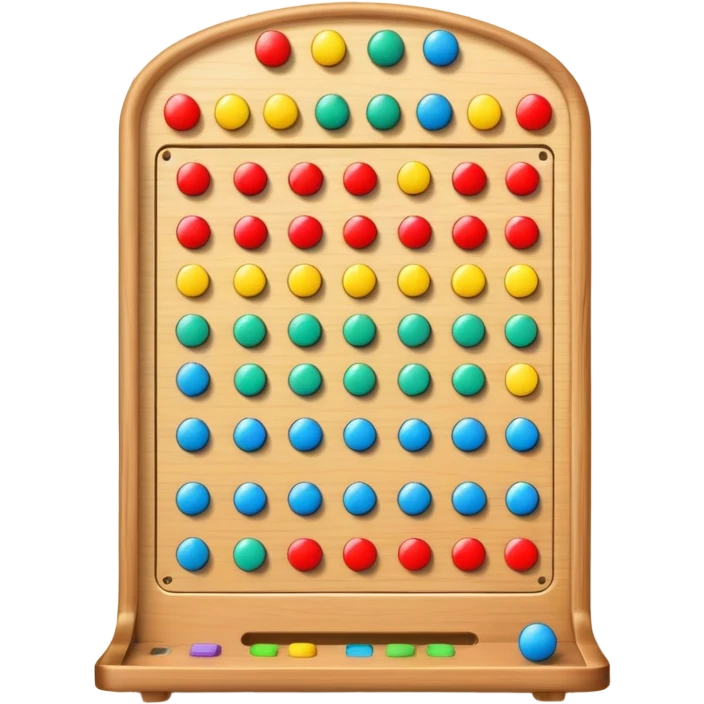 plinko board with score zones at the bottom emoji