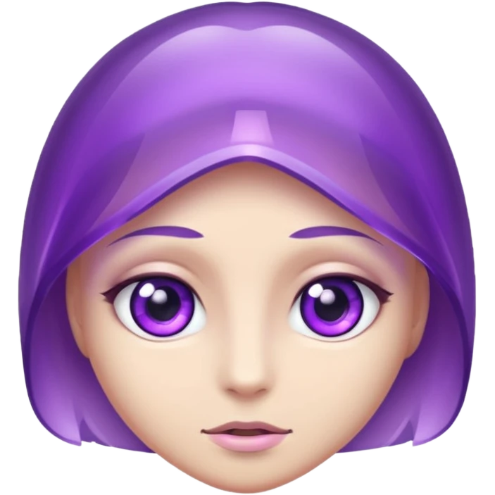 amethytst with eyes emoji