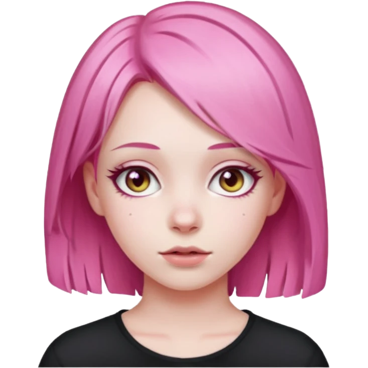 Bad girl pink emoji